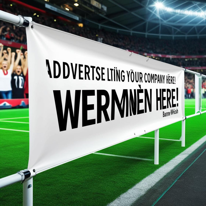 Bandenwerbung Frontlite PVC Banner Weiß – 510Gr