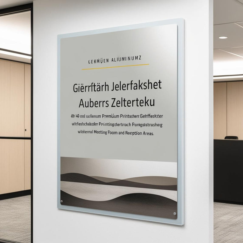 Bilderdruck  Aluminiumverbund – Premium Weiß